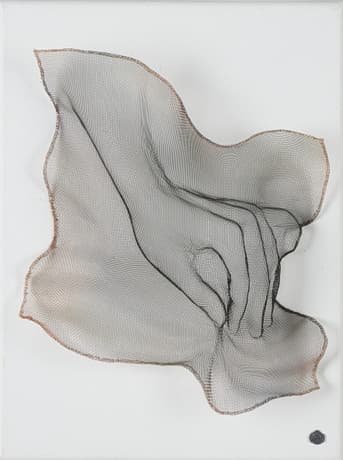 LENA NILSON. "Nypet", sculpture with mixed media, format approx. 30 x 40 cm.