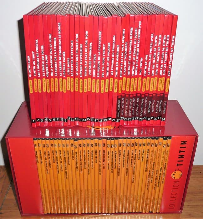 Tintin - 34 DVD + 34 booklets - Complete series - First edition - 2010/2011