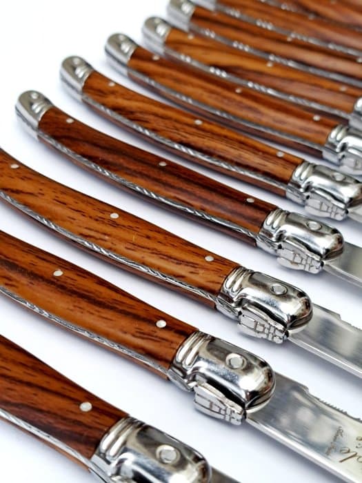 Laguiole - Ensemble de couteaux de table (12) - Acier inoxydable