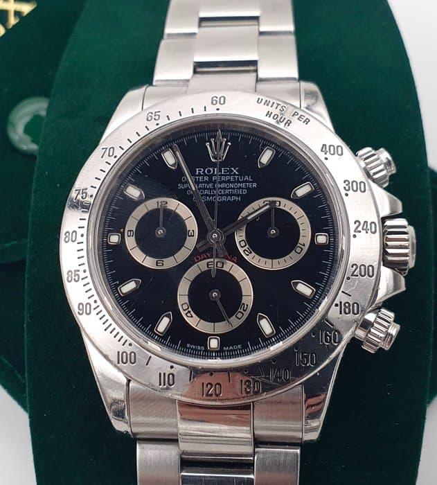 Rolex - Oyster Perpetual Cosmograph Daytona 'Black Dial' - 116520 - Unisex - 2002