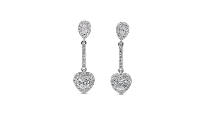 Earrings White gold