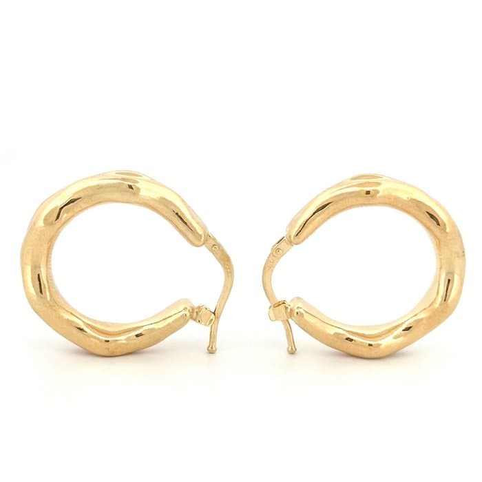 Handmade - Earrings - 3 g - 18 kt. Yellow gold