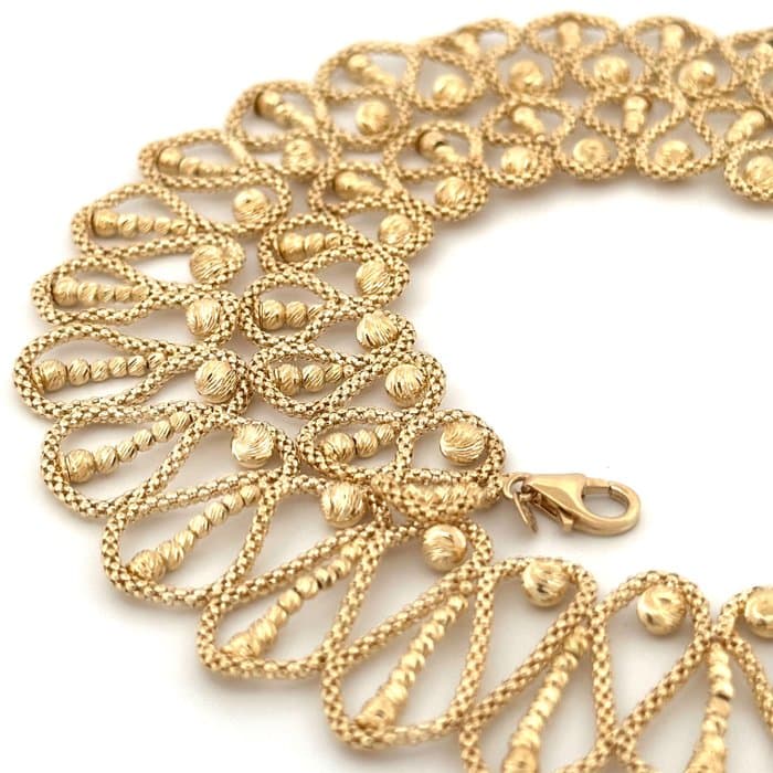 Collana “Gold Art” - 34 g - 45-48 cm - 18 Kt - Necklace - 18 kt. Yellow gold