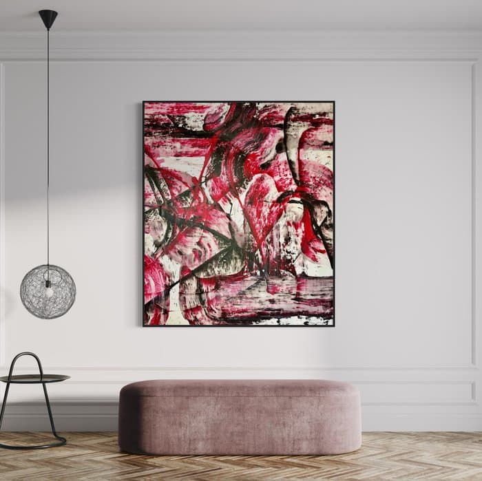 Timo Wedell (1994) - Red Cavier Like Yve‘s Klein II - XXL · No Reserve