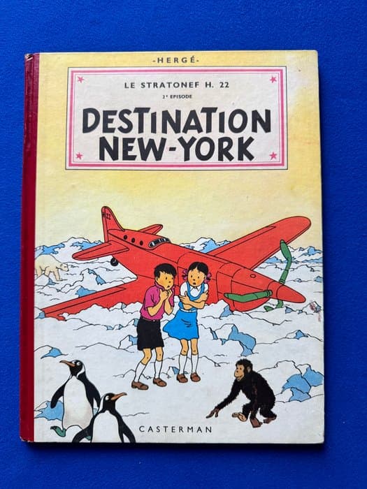 Jo, Zette and Jocko T2 - Destination New-York (B5) - C - 1 Album - First edition - 1951