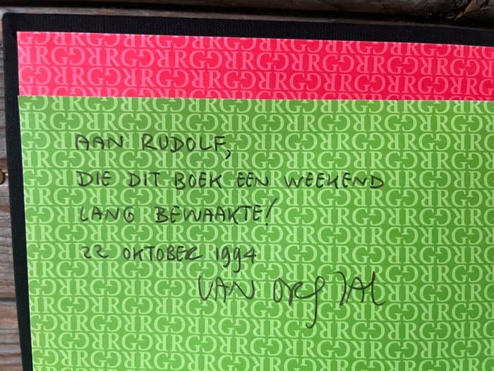 H. van Opstal - Essay RG - Het fenomeen Hergé - Gesigneerd met opdracht - 1994
