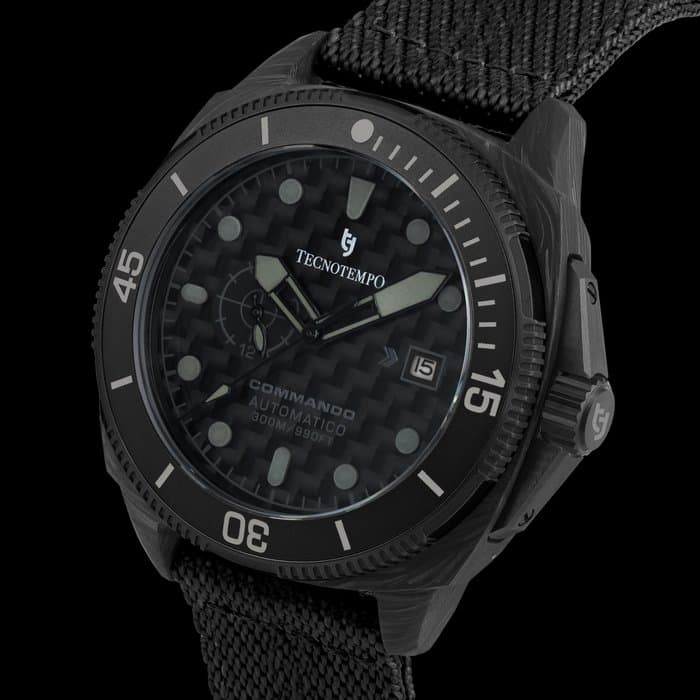 Tecnotempo - "Commando" - Forged Carbon & Titanium - Automatic - TT.300CT.BB2 - Men - 2020+