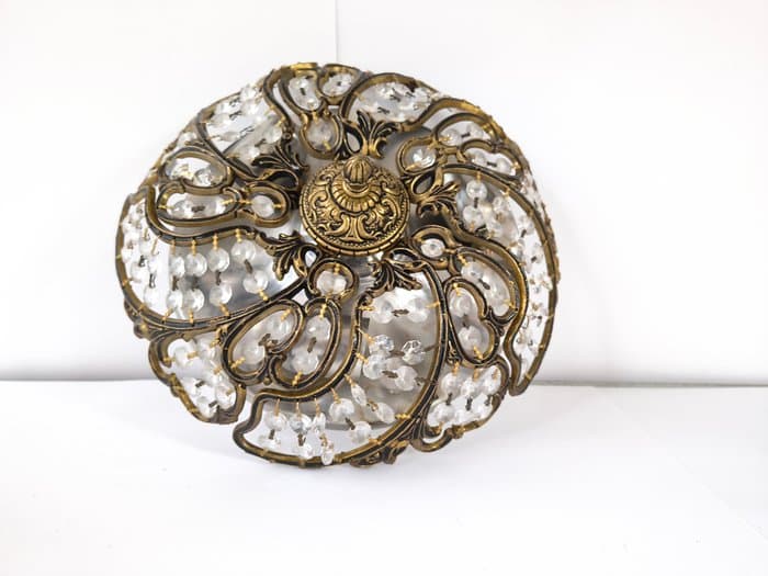 Ceiling lamp - Bronze, Crystal - Spider