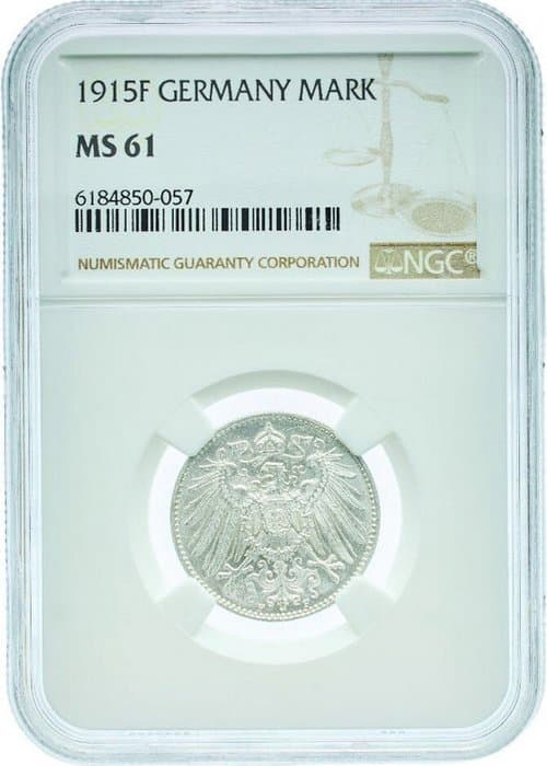 Deutschland, Reich Wilhelm II.. 1 Mark 1915 - NGC MS61 (Stuttgart)