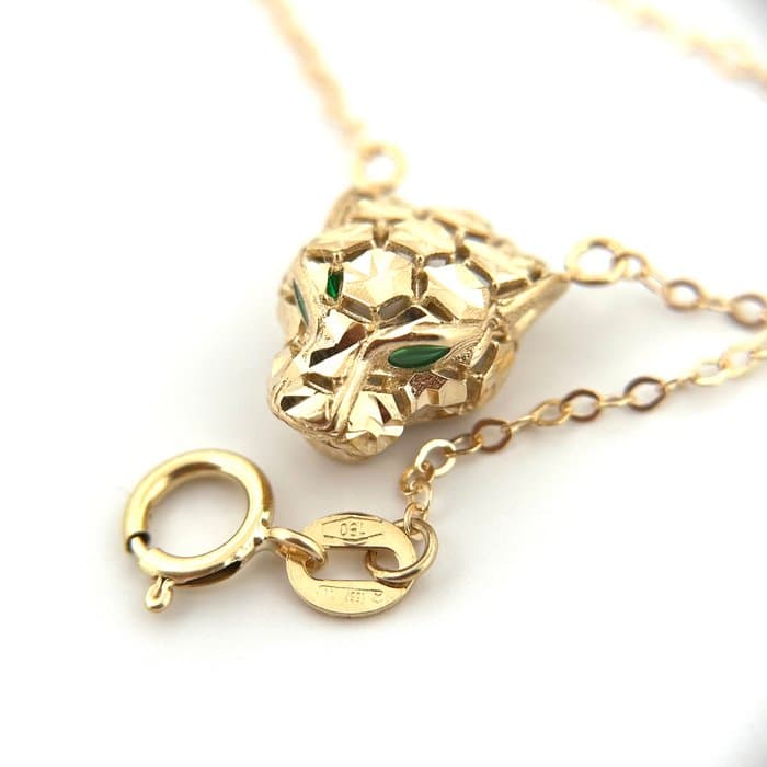 Handmade - Necklace - Pantera - 2.9 g - 18 kt. Yellow gold