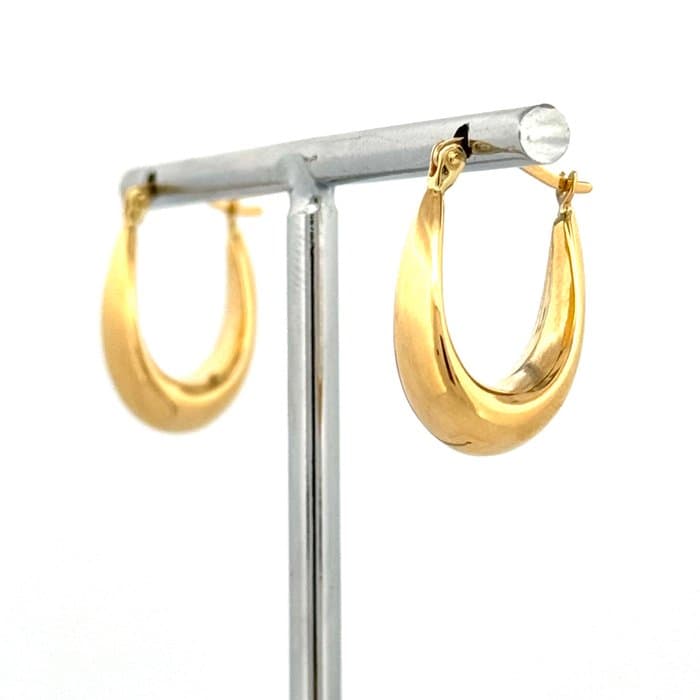 Handmade - Earrings - 2.5 g - 18 kt. Yellow gold
