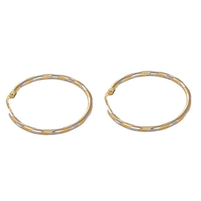Earrings - 18 kt. White gold, Yellow gold