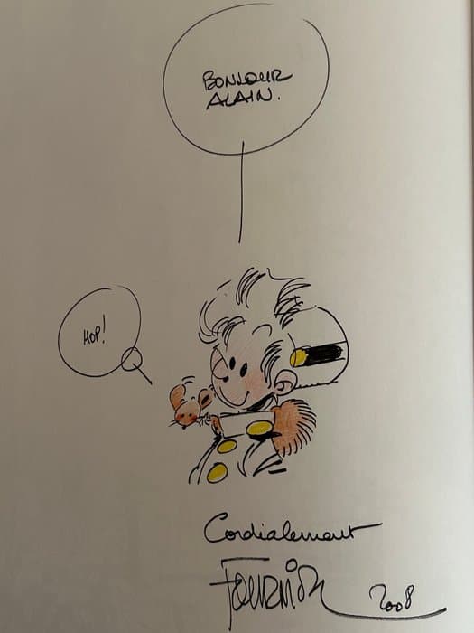 Spirou et Fantasio - L' Ankou + dédicace couleur - C - 1 Album - Reprint - 2007