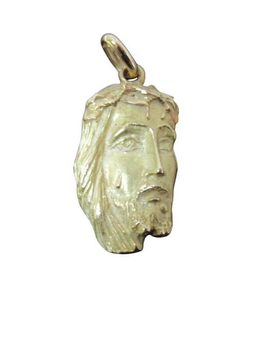 Pendant - 18 kt. Yellow gold - Face of Christ