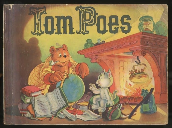 Marten Toonder - Tom Poes & Heer Bommel - Tom Poes plakplaatjes album - Compleet - 1 Album - First edition - 1952