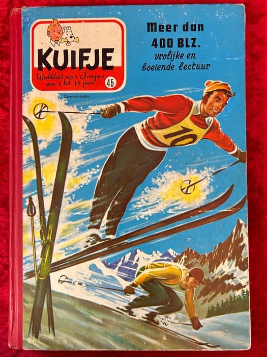 Kuifje (tijdschrift) Bundelingen Kuifje - Vlaams - Verzameling Kuifje 45 - 1 Album - First edition - 1959