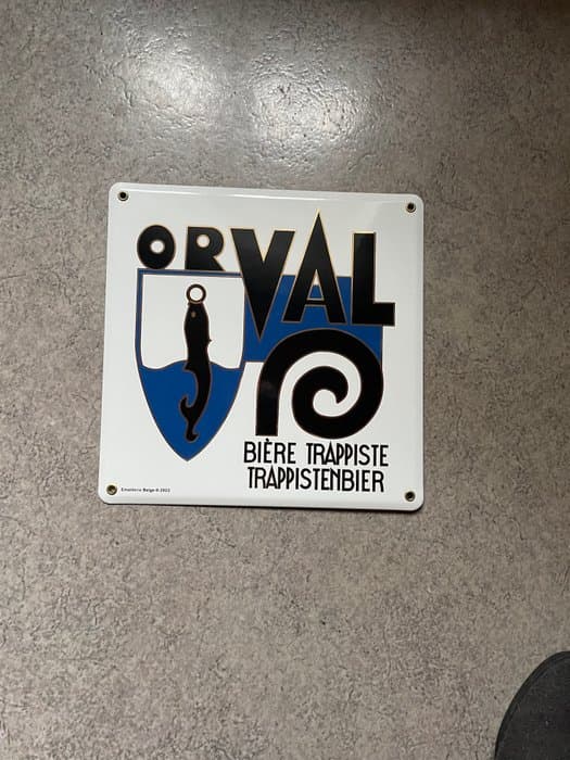 ORVAL - Enamel plate - Iron