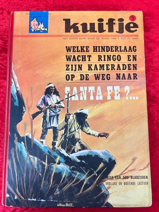 Kuifje (tijdschrift) Bundelingen Kuifje - Vlaams - Verzameling Kuifje 75 - 1 Album - First edition - 1966