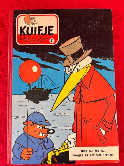 Kuifje (tijdschrift) Bundelingen Kuifje - Vlaams - Verzameling Kuifje 41 - 1 Album - First edition - 1958