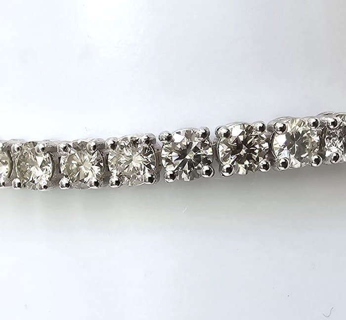 Bracelet - 14 kt. White gold - 7.10ct. tw. Diamond (Natural) - Diamond - no reserve