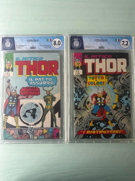 Thor nn. 4, 30 - Editoriale Corno - 2 Graded comic - First edition - 1971/1972