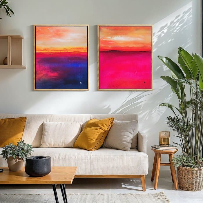 Noelia Correa Art - 2 Paintings Florasia