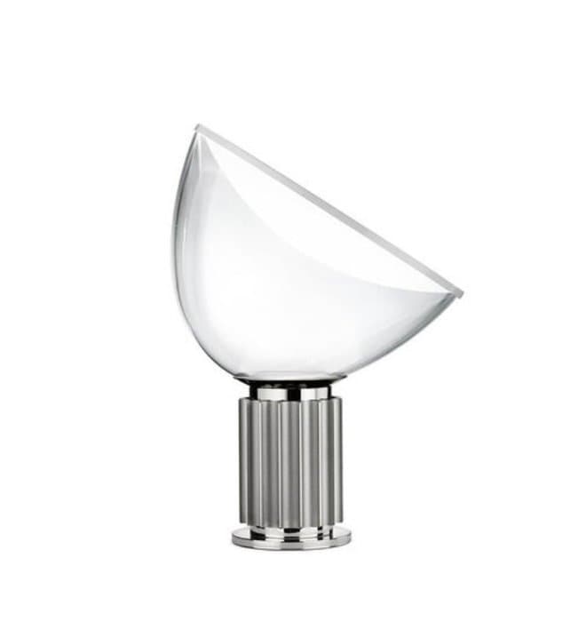 Flos - Achille and Pier Giacomo Castiglioni (1962) - Lampe - Taccia Small Silver - Aluminium, Glas