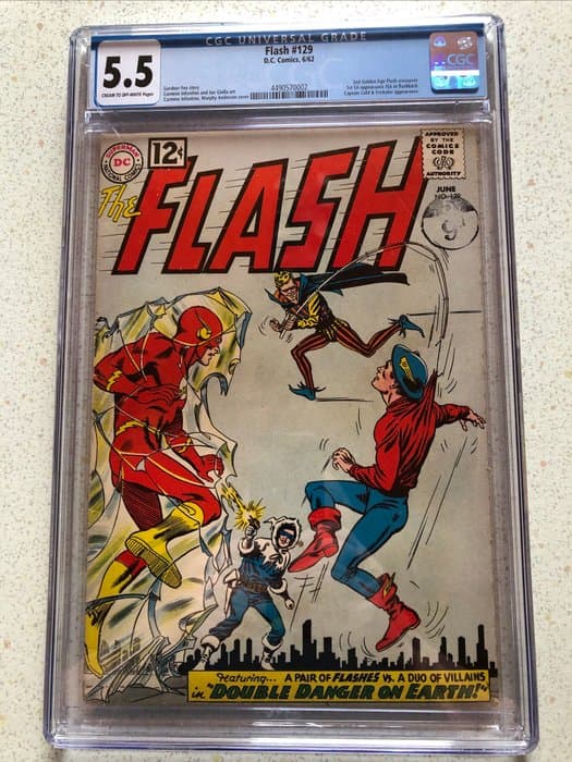 Flash 129 - Flash #129 - 1 Graded comic - 1962/1962 - CGC 5.5